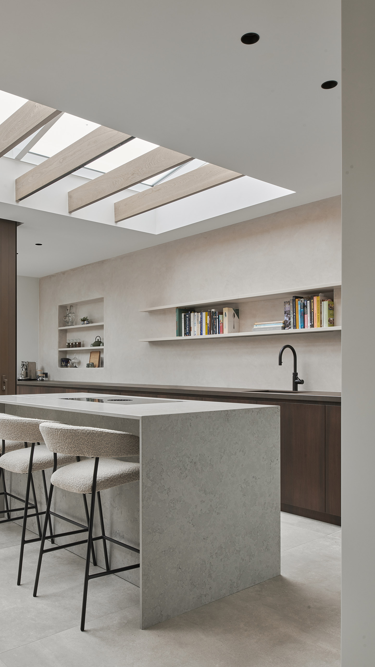 Waterproof Stucco - Waterproof plaster in Design Kitchen, Waterproof plaster in design kitchen